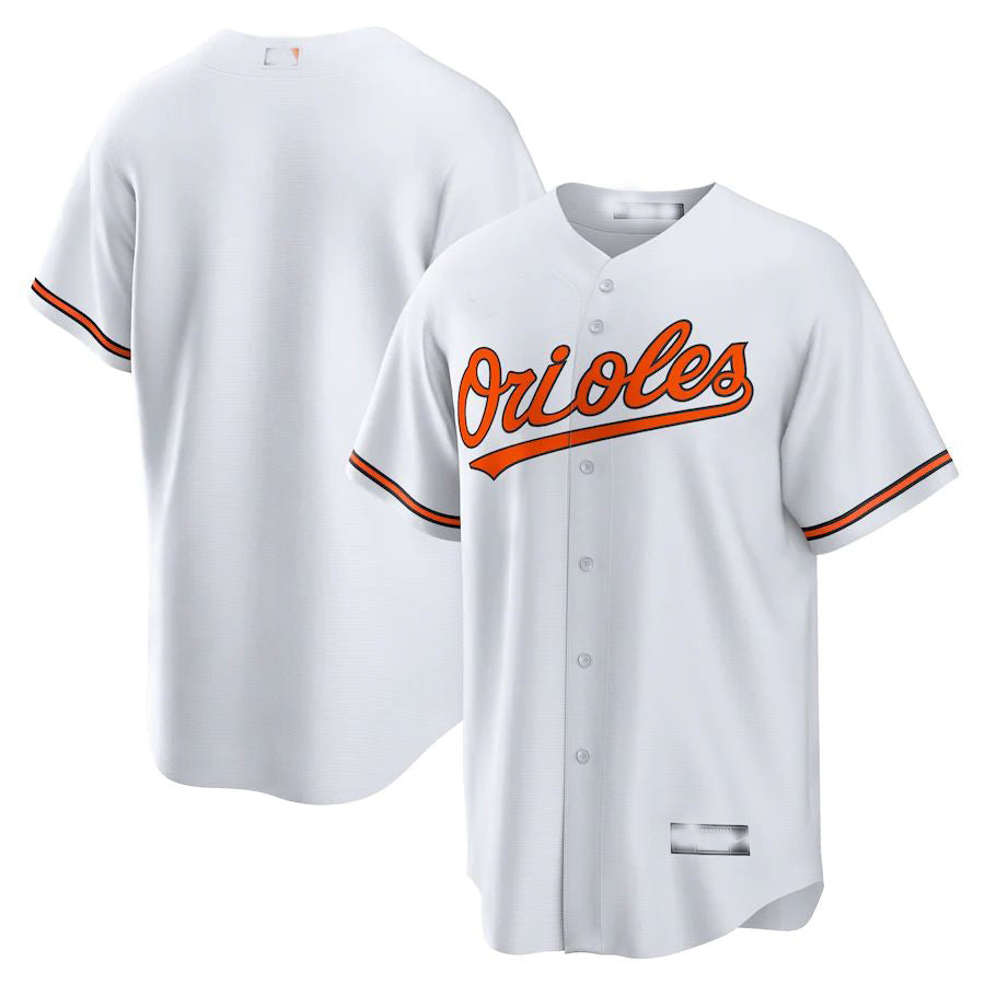 Baltimore Orioles White Home Replica Team Jersey Baseball Jerseys ...