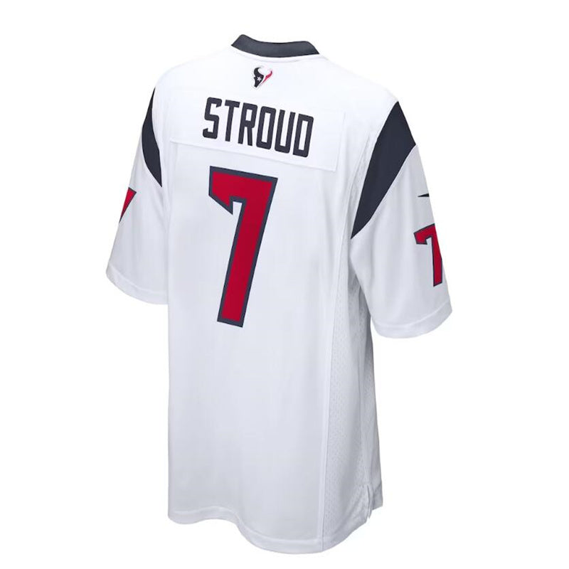 H.Texans #7 CJ Stroud 2023 Draft First Round Pick Game Jersey - White ...