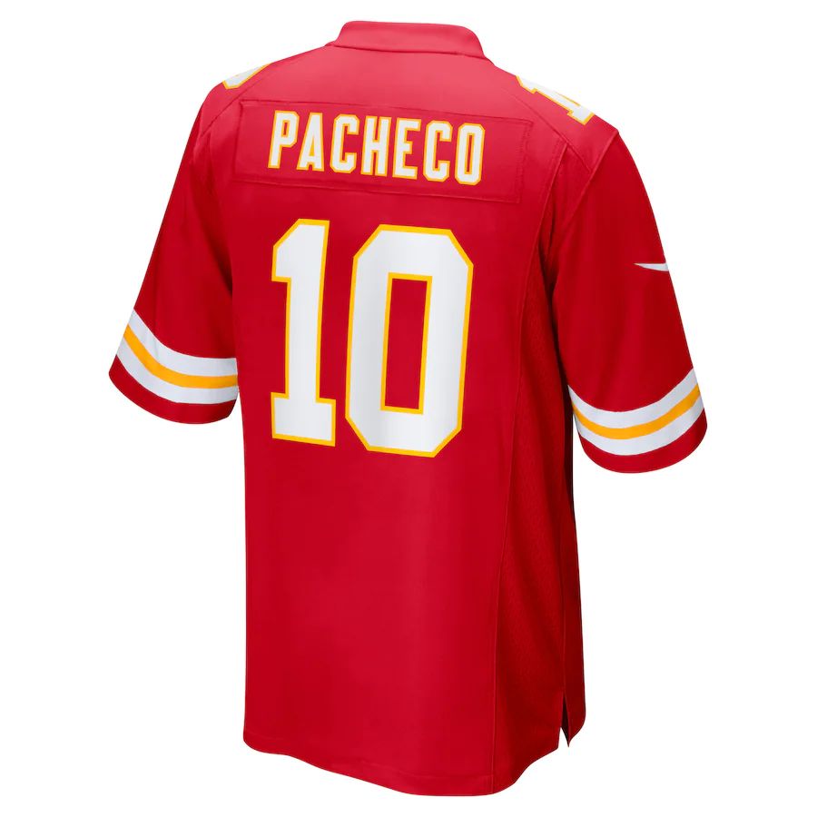 KC.Chiefs 10 Isiah Pacheco Red Game Player Jersey Stitched American