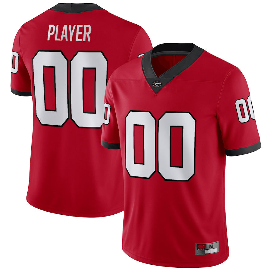 Custom G.Bulldogs Pick-A-Player NIL Replica Football Jersey Red ...