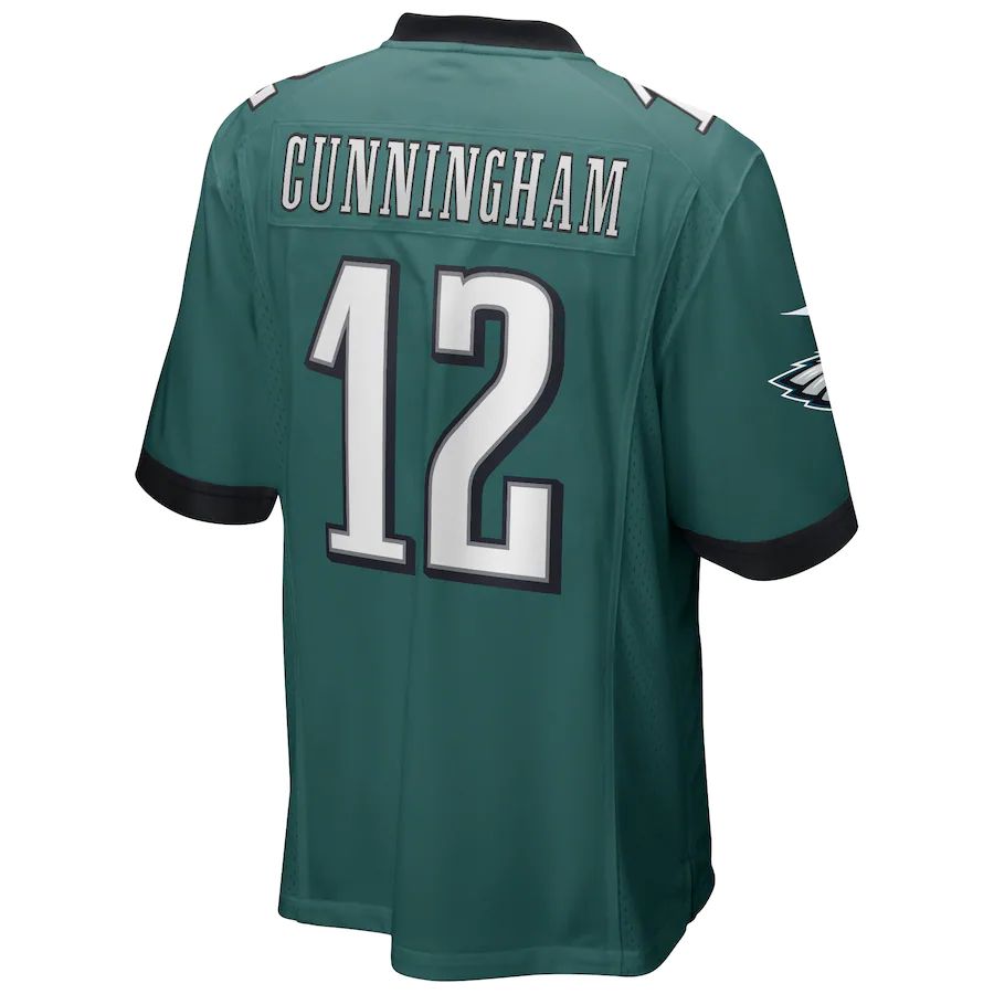 P.Eagles #12 Randall Cunningham Midnight Green Game Retired Player ...