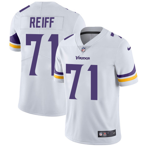 Minnesota Vikings #71 Riley Reiff White Stitched Vapor Untouchable Limited Jersey