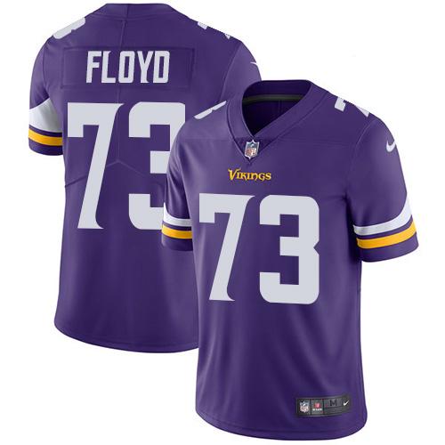 Minnesota Vikings #73 Sharrif Floyd Purple Team Color Stitched Vapor Untouchable Limited Jersey
