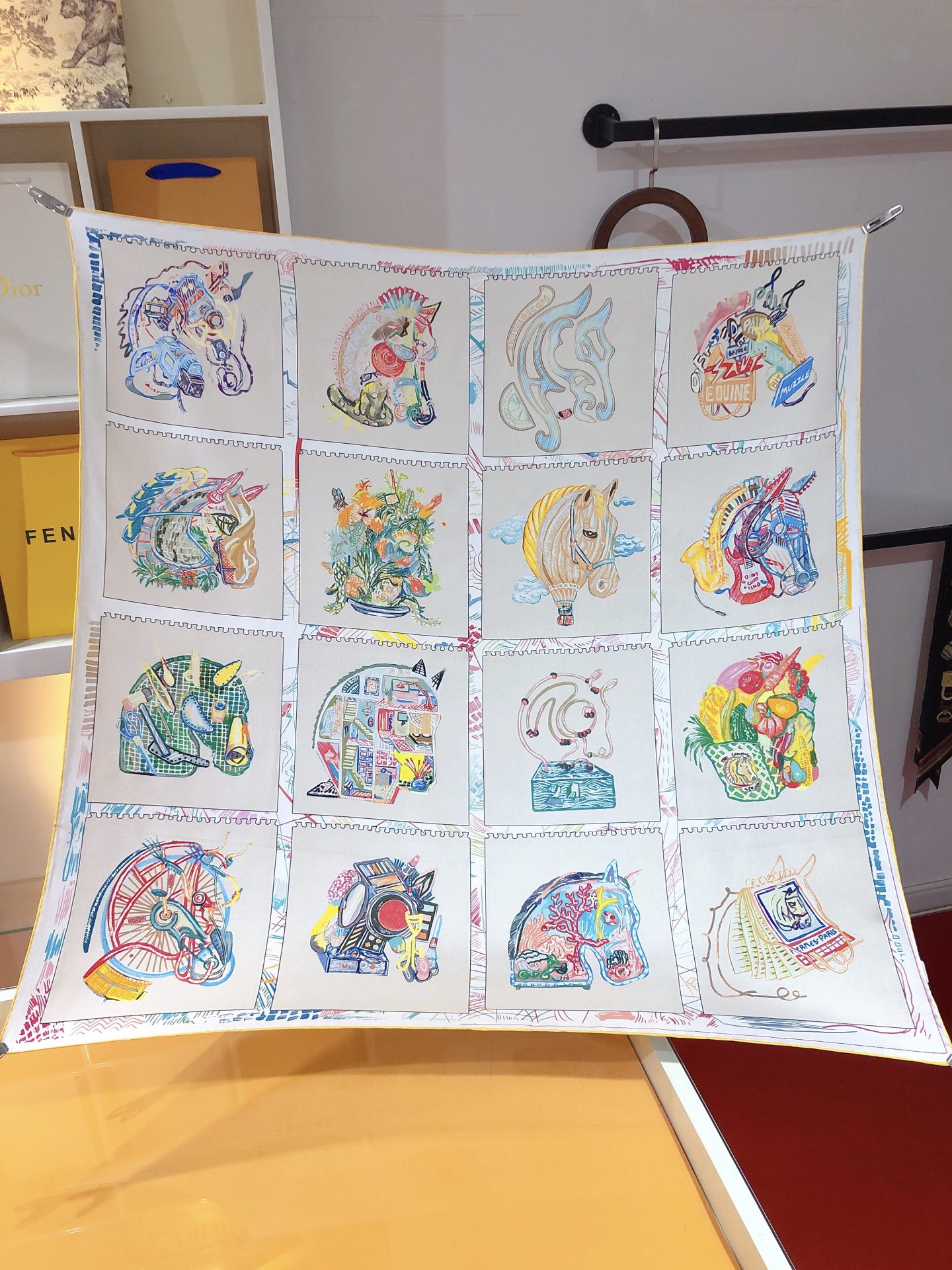 Hermes Square-90*90CM