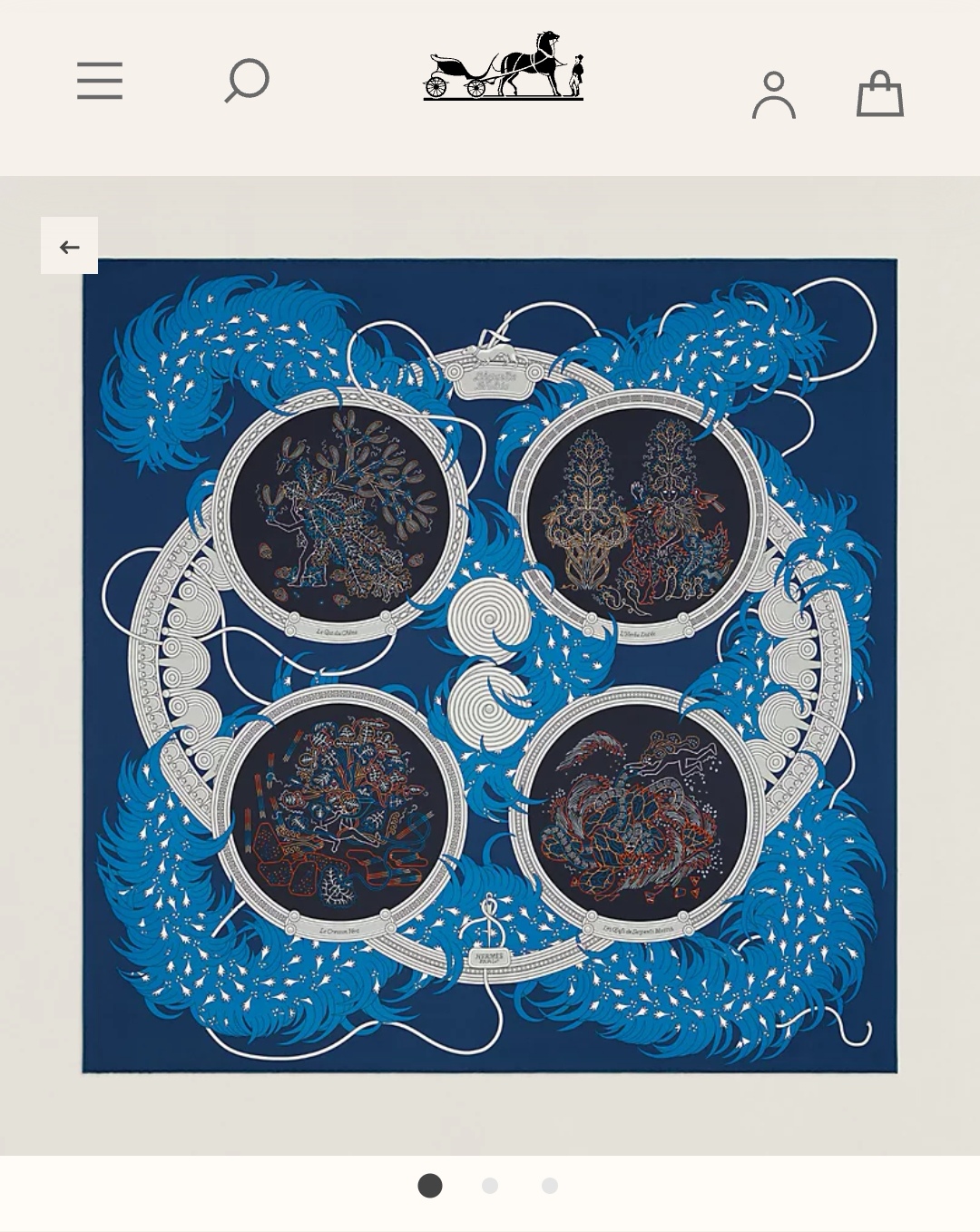 Hermes Square-140*140CM