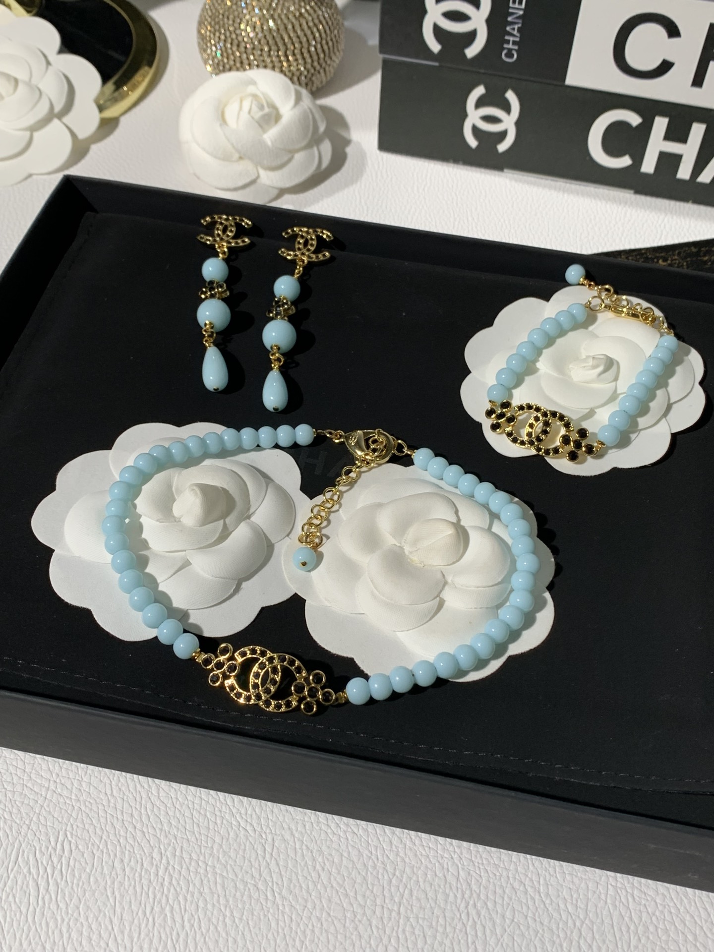 Chanel Necklace&Earring&Beacelet