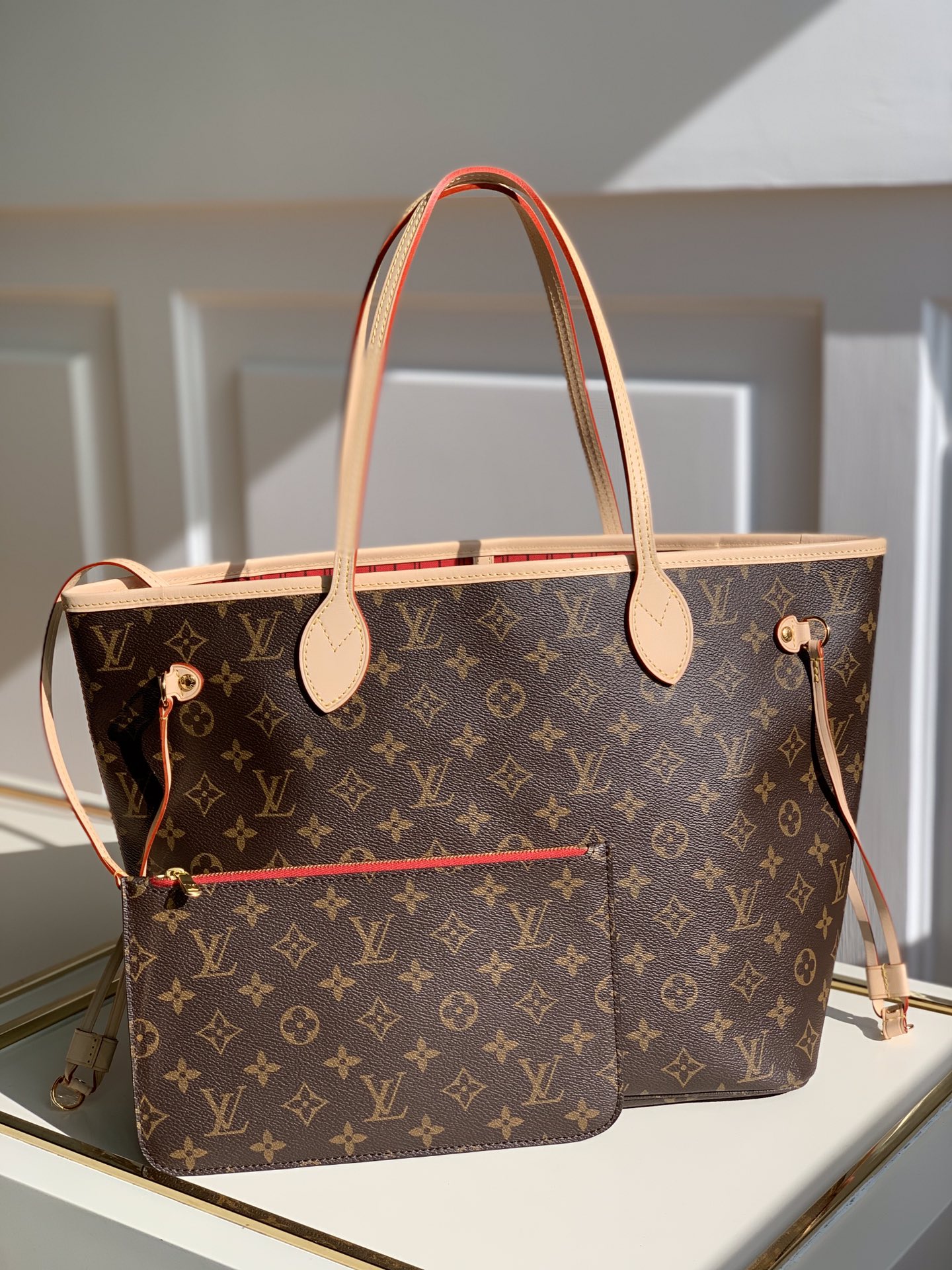 Louis Vuitton Neverfull MM-32x29x17CM