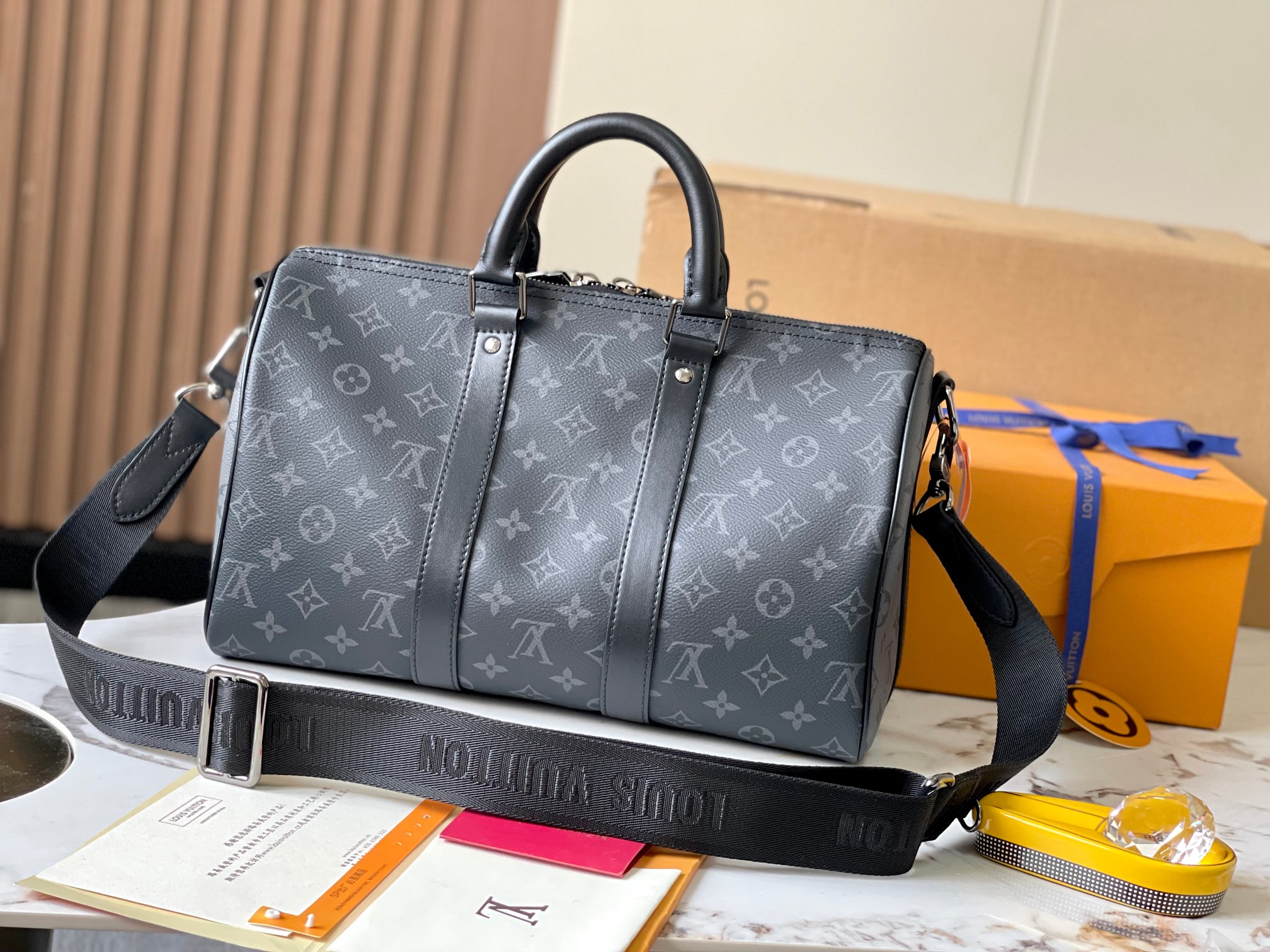 Louis Vuitton Keepall-34x21x16CM