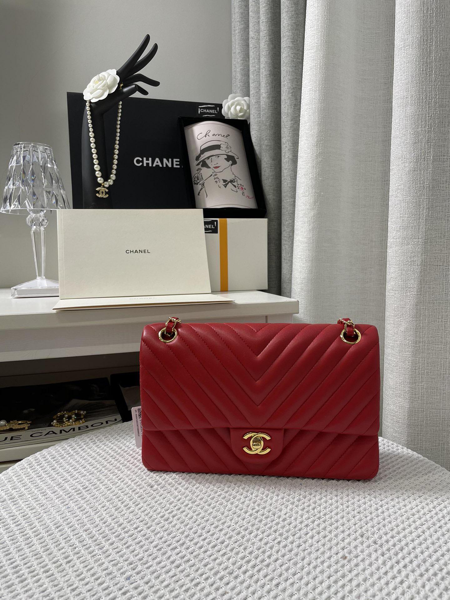 Ch*nel Chevron Flap 2.55 Bag(25.5CM)