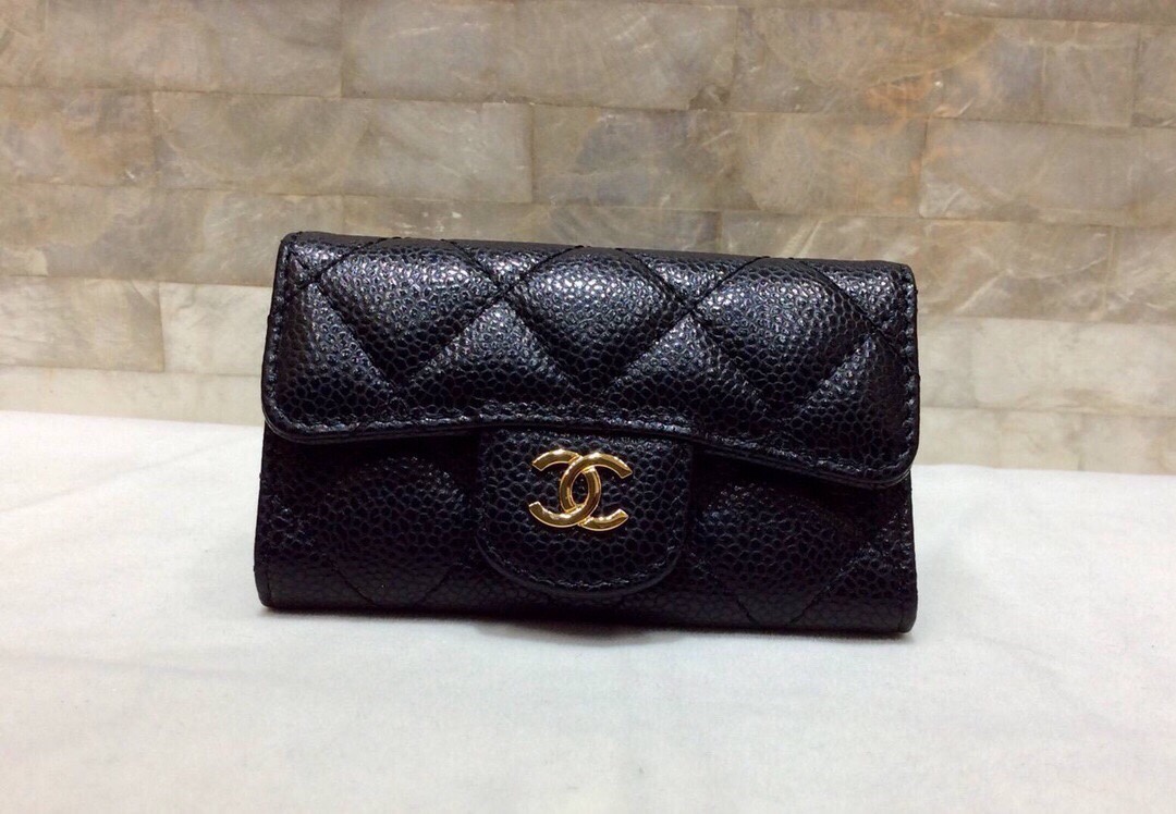 Ch*nel Caviar Wallet(10.5*6.5CM)