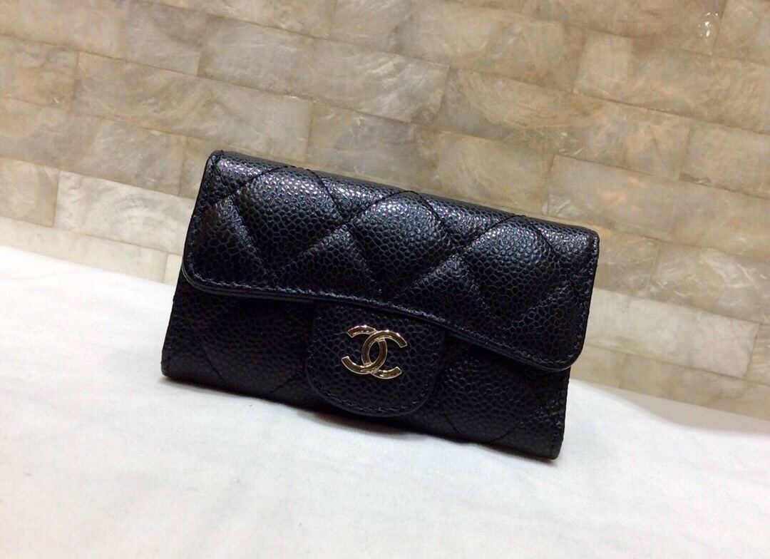 Ch*nel Caviar Wallet(10.5*6.5CM)