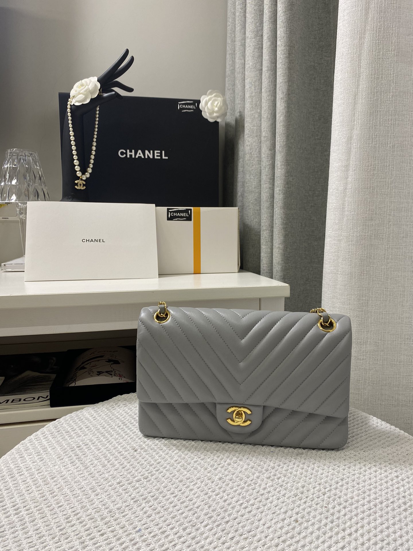 Ch*nel Chevron Flap 2.55 Bag(25.5CM)