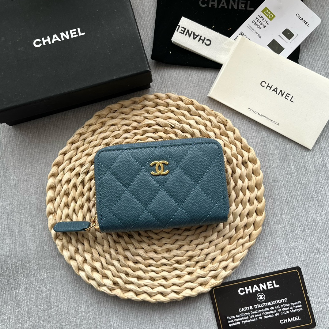 Ch*nel Cavair Wallet(7.5×2×11CM)