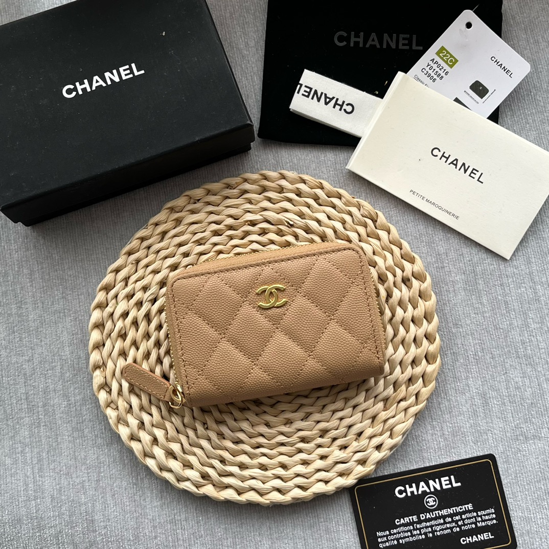 Ch*nel Cavair Wallet(7.5×2×11CM)