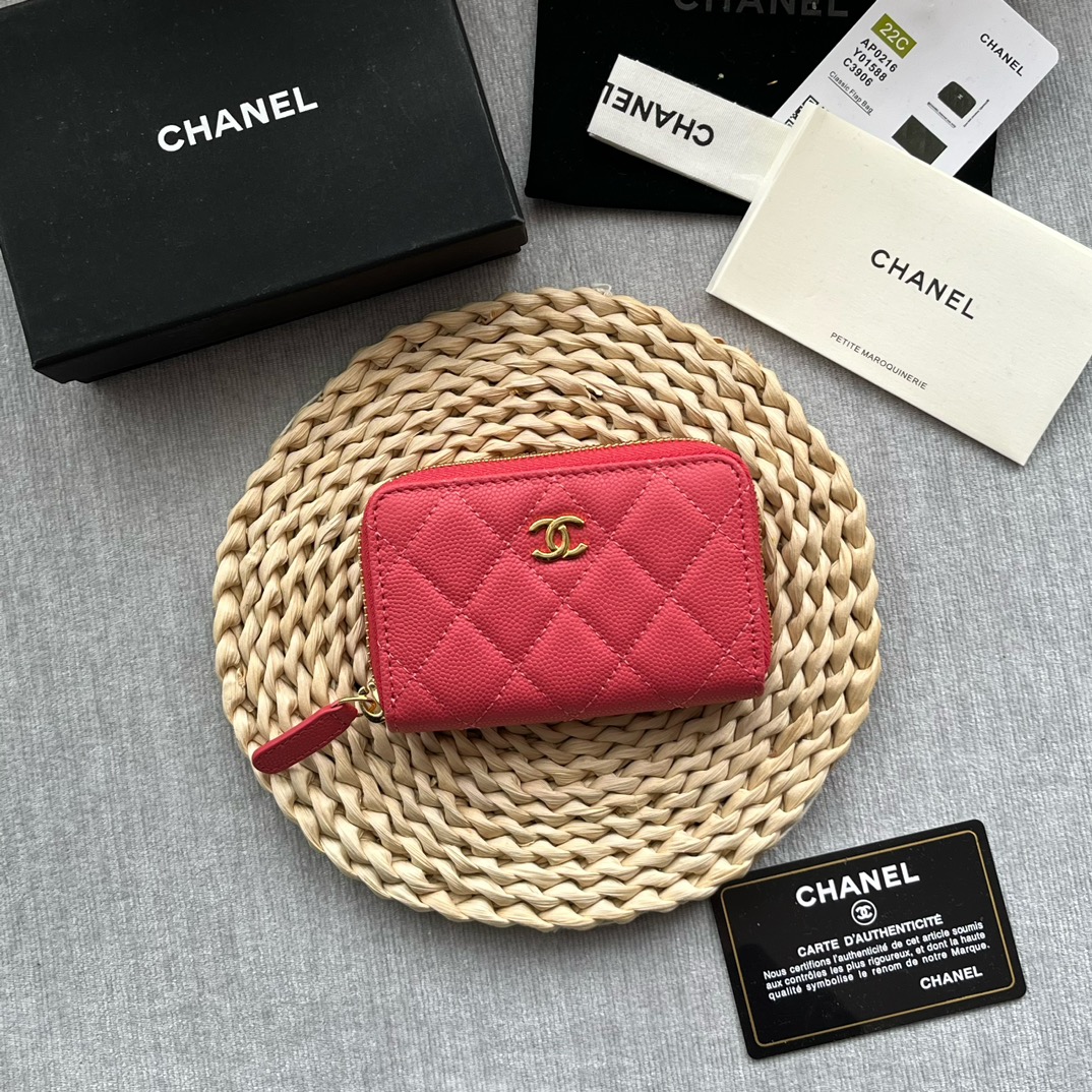 Ch*nel Cavair Wallet(7.5×2×11CM)