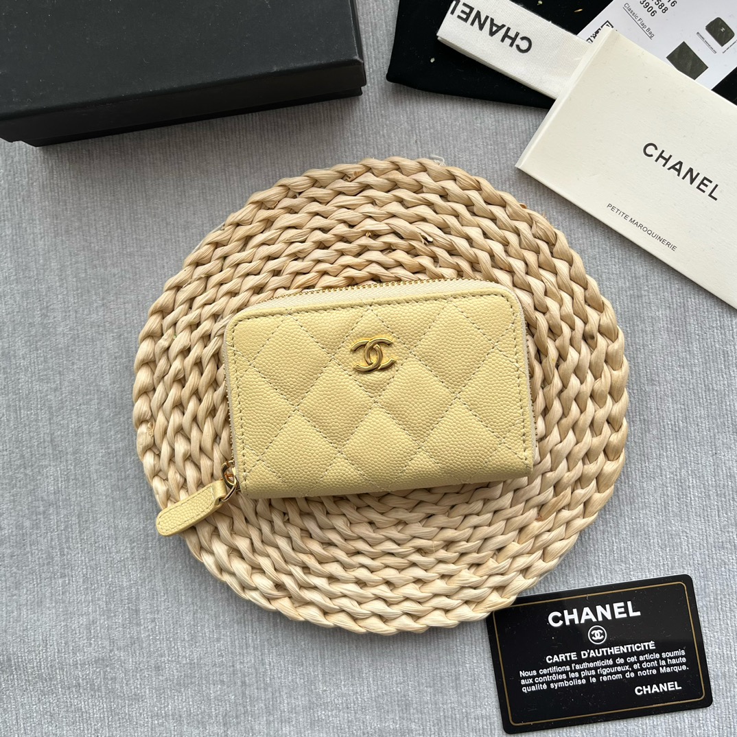 Ch*nel Cavair Wallet(7.5×2×11CM)