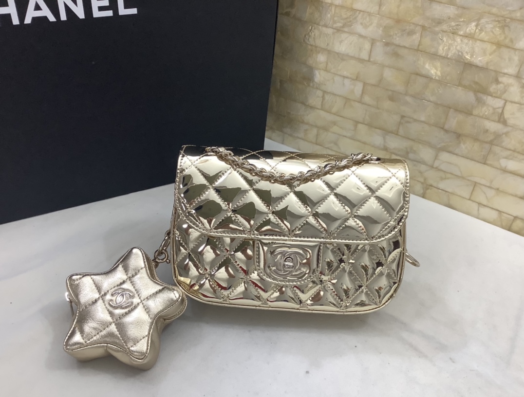 Ch*nel Flap With Star Coin Purse(20*15*4CM)