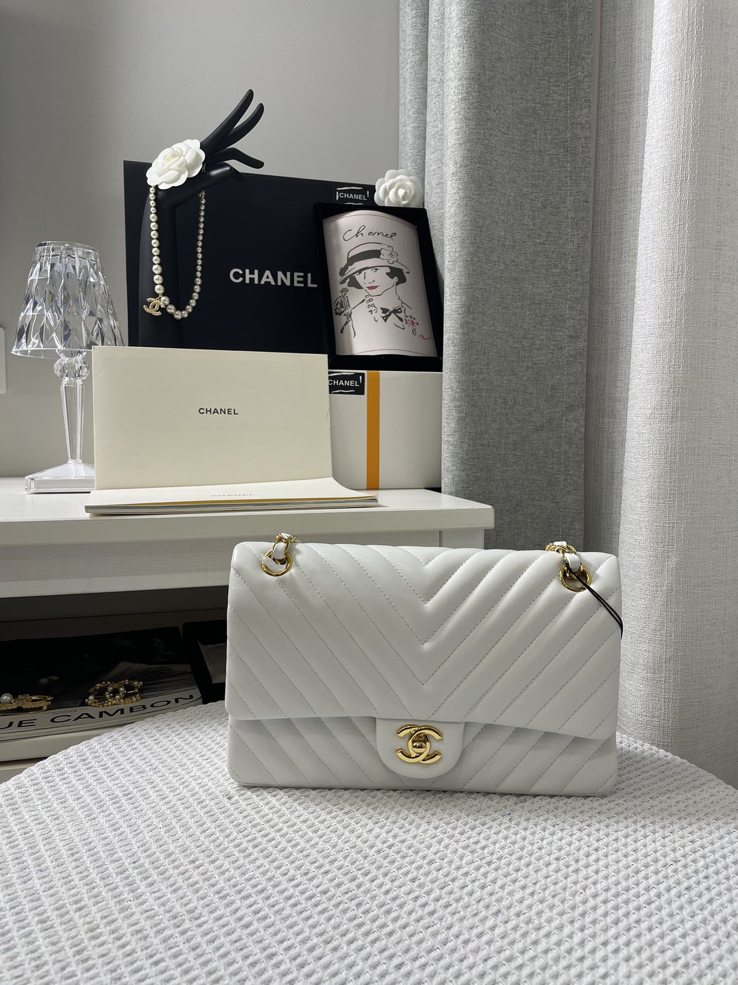 Ch*nel Chevron Flap 2.55 Bag(25.5CM)