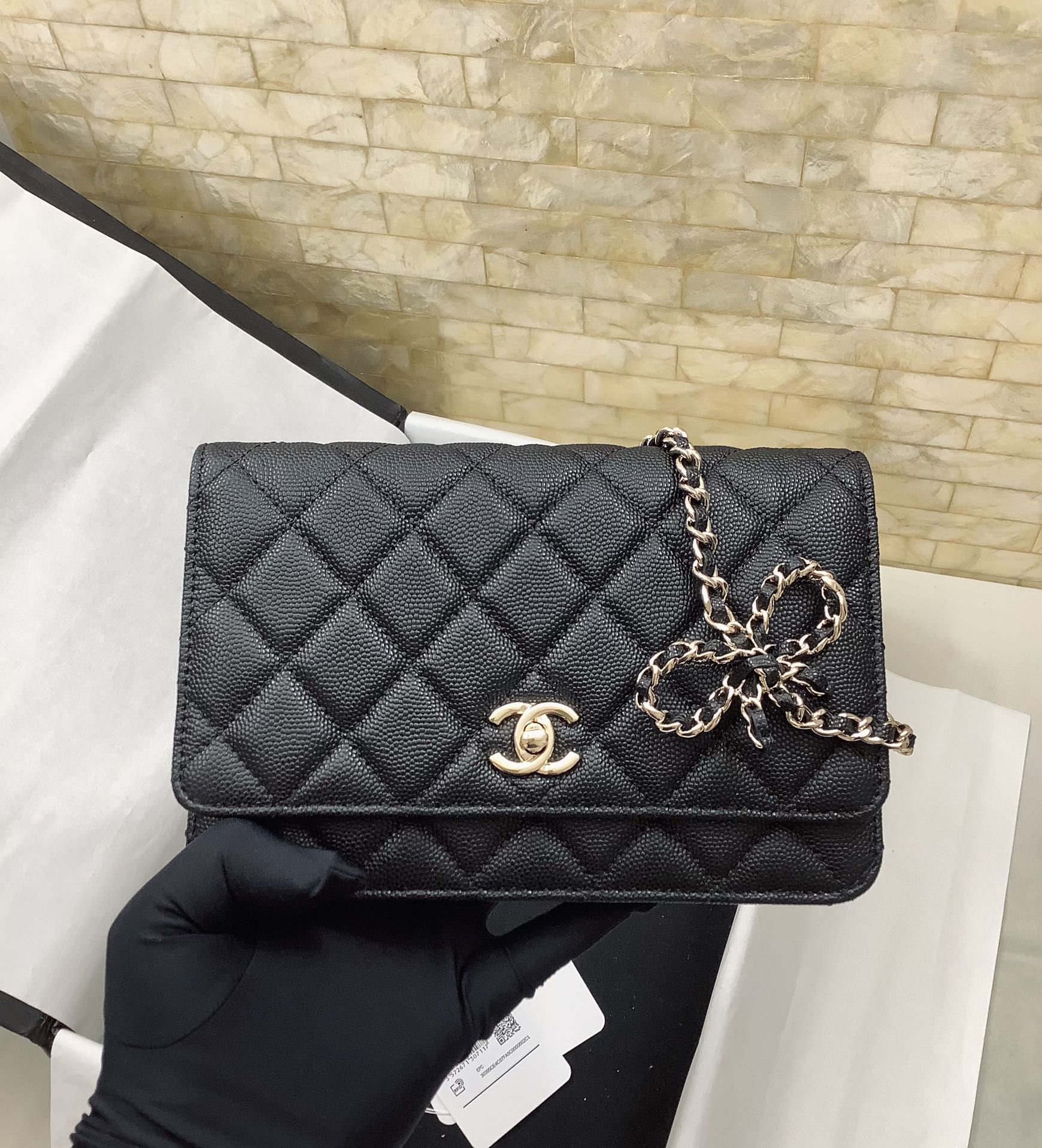 Ch*nel Wallet On Chain(12.3*19.2*3.5CM)