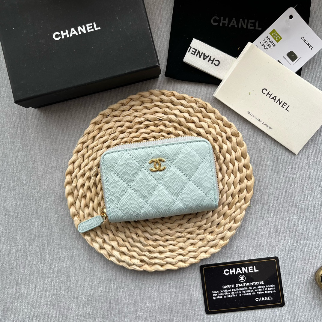 Ch*nel Cavair Wallet(7.5×2×11CM)