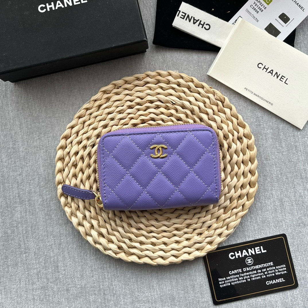 Ch*nel Cavair Wallet(7.5×2×11CM)