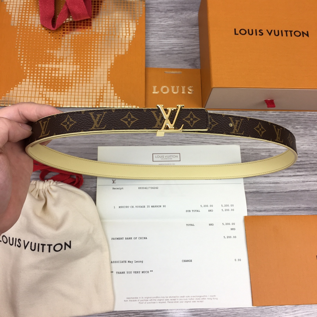 Louis Vuitton Belt(2CM)