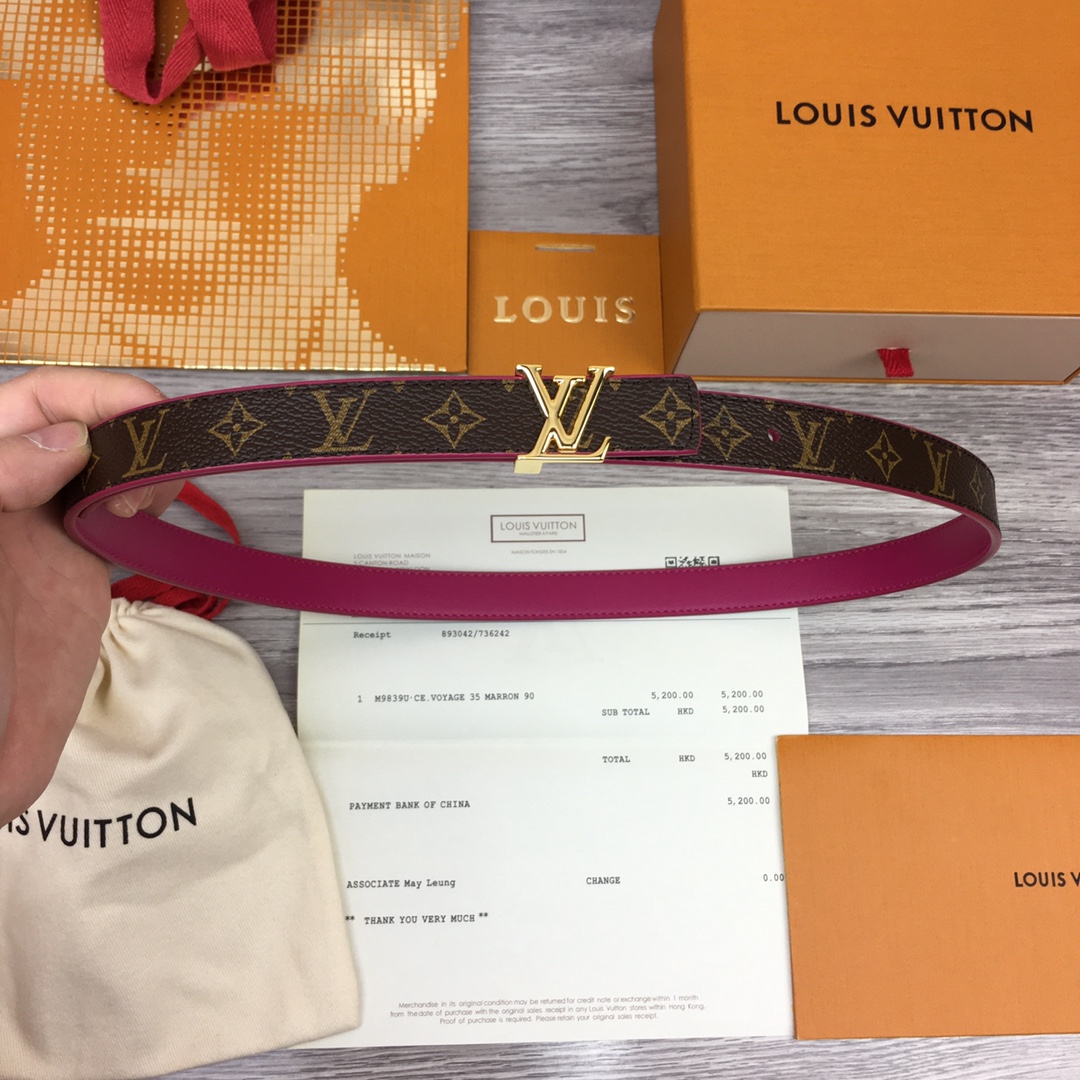 Louis Vuitton Belt(2CM)