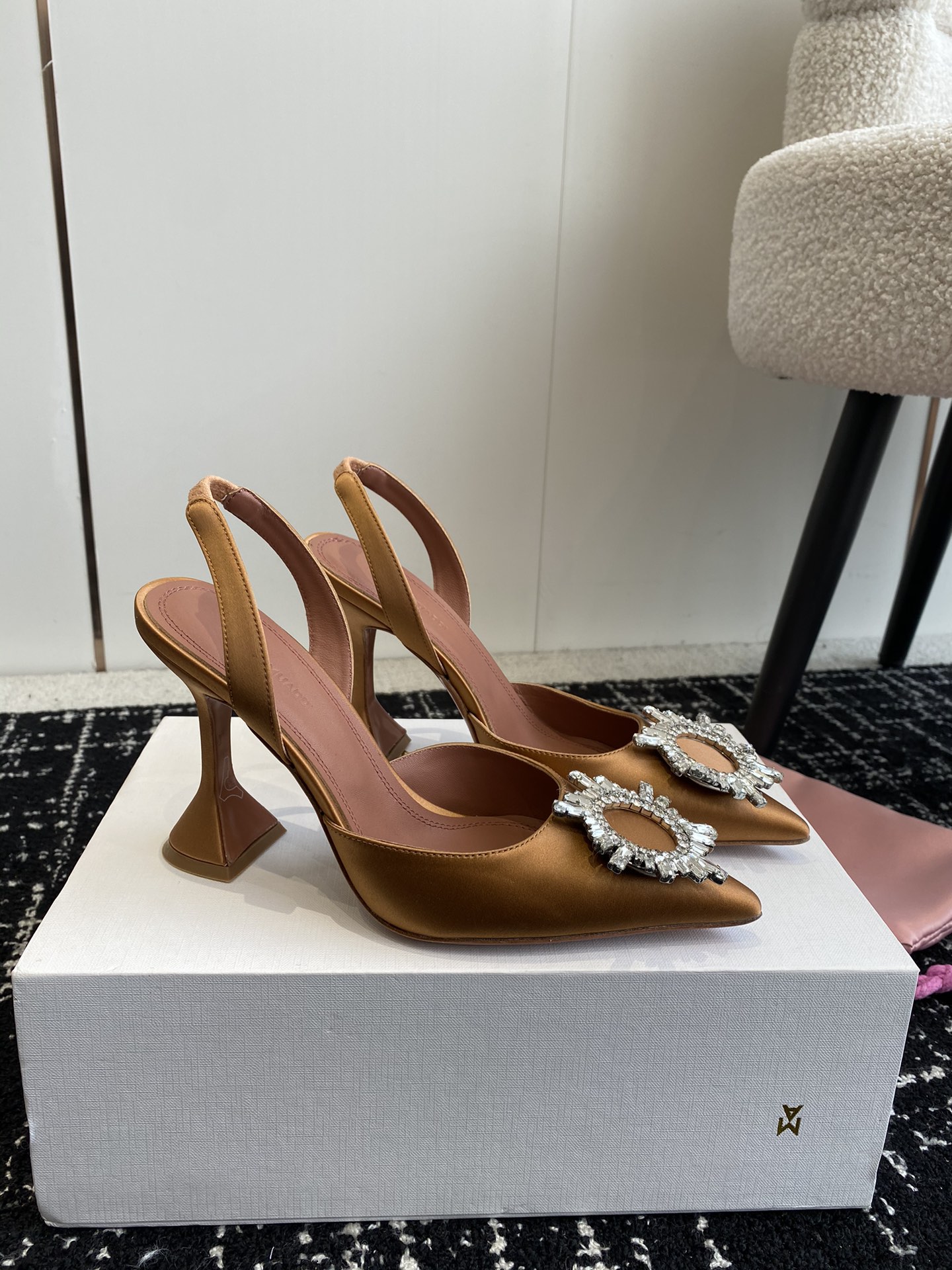 Amina Muaddi Heels(EU35-43) 9.8CM
