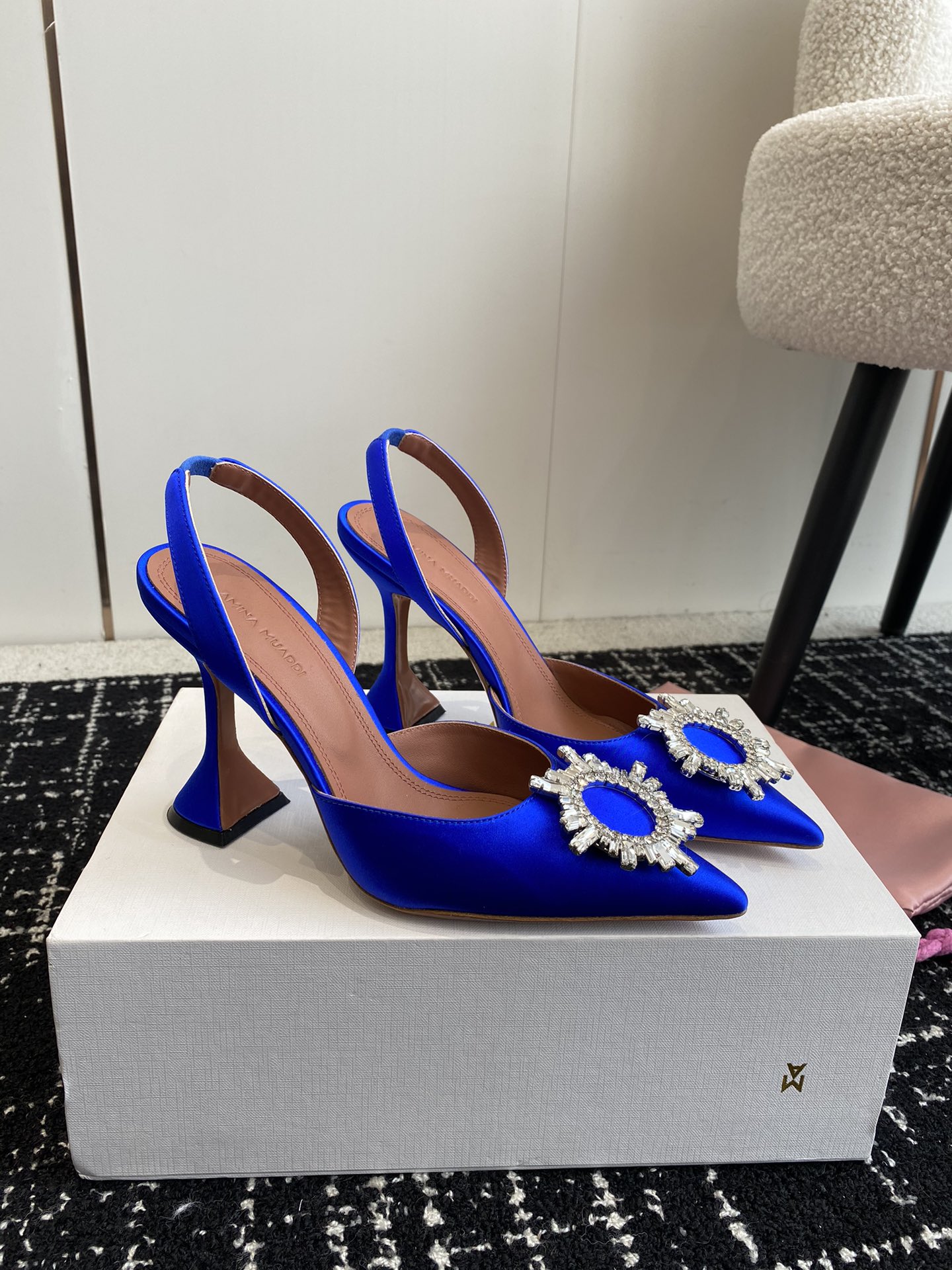 Amina Muaddi Heels(EU35-43) 9.8CM