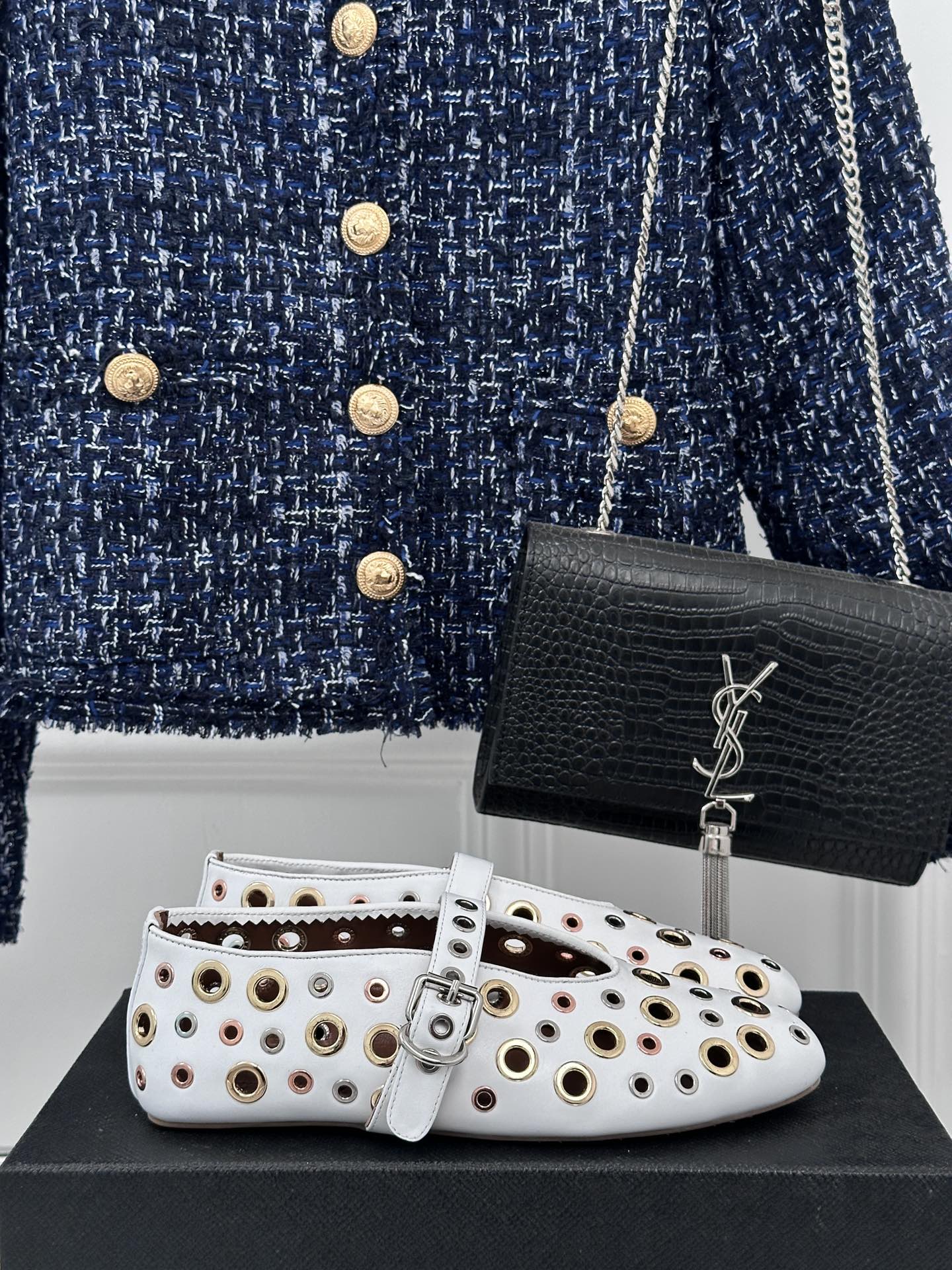 AlAIA Ballet Flats Mules