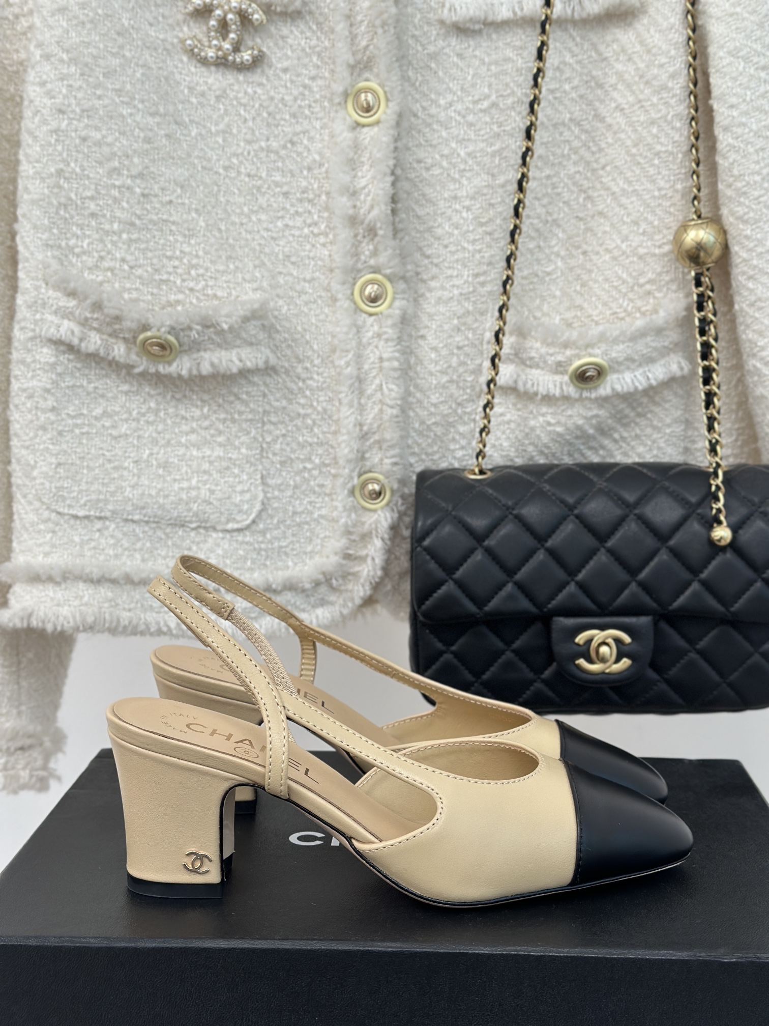 Chanel Sling back(EU35-40  6CM)