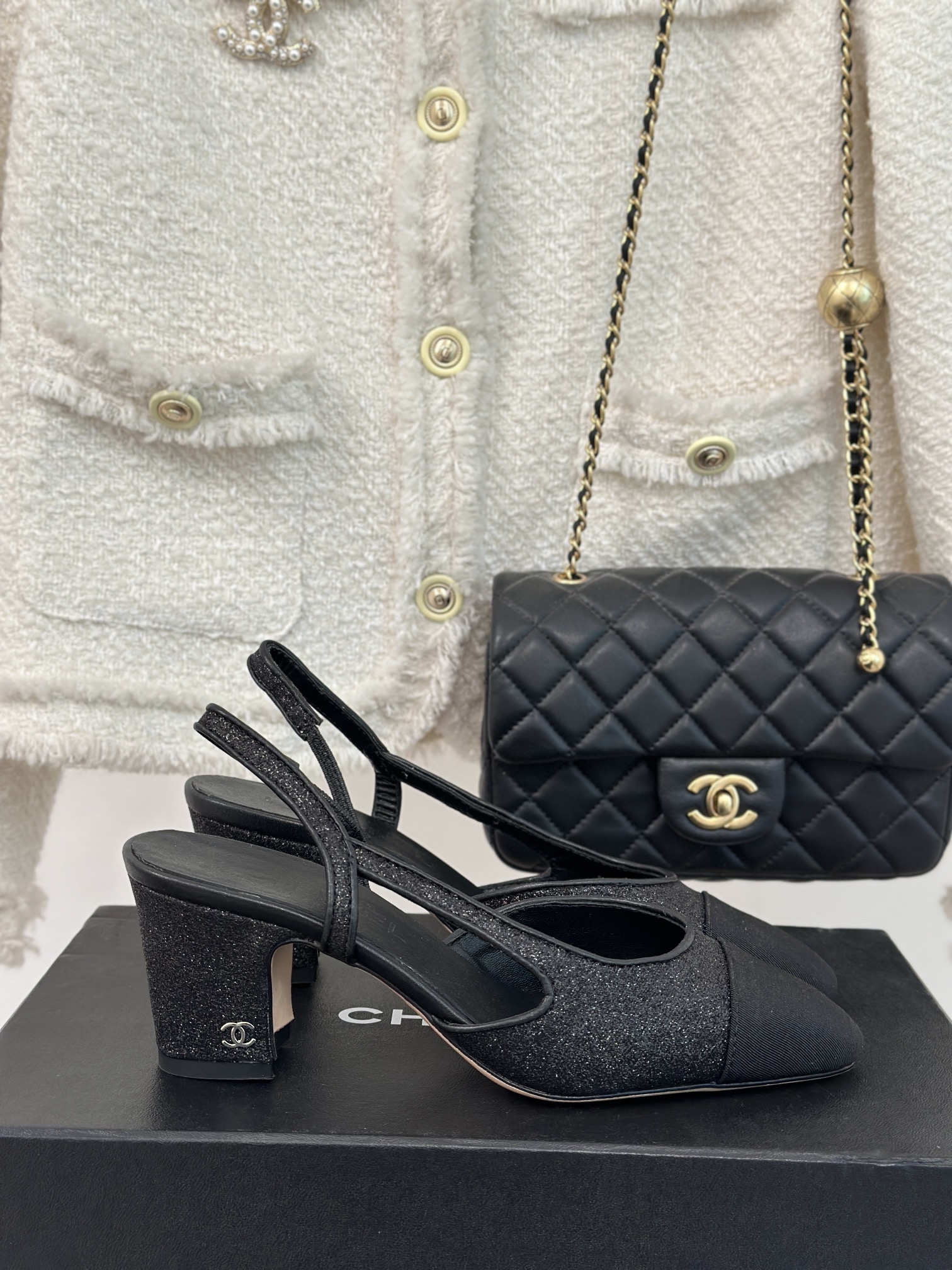 Chanel Sling back(EU35-40  6CM)