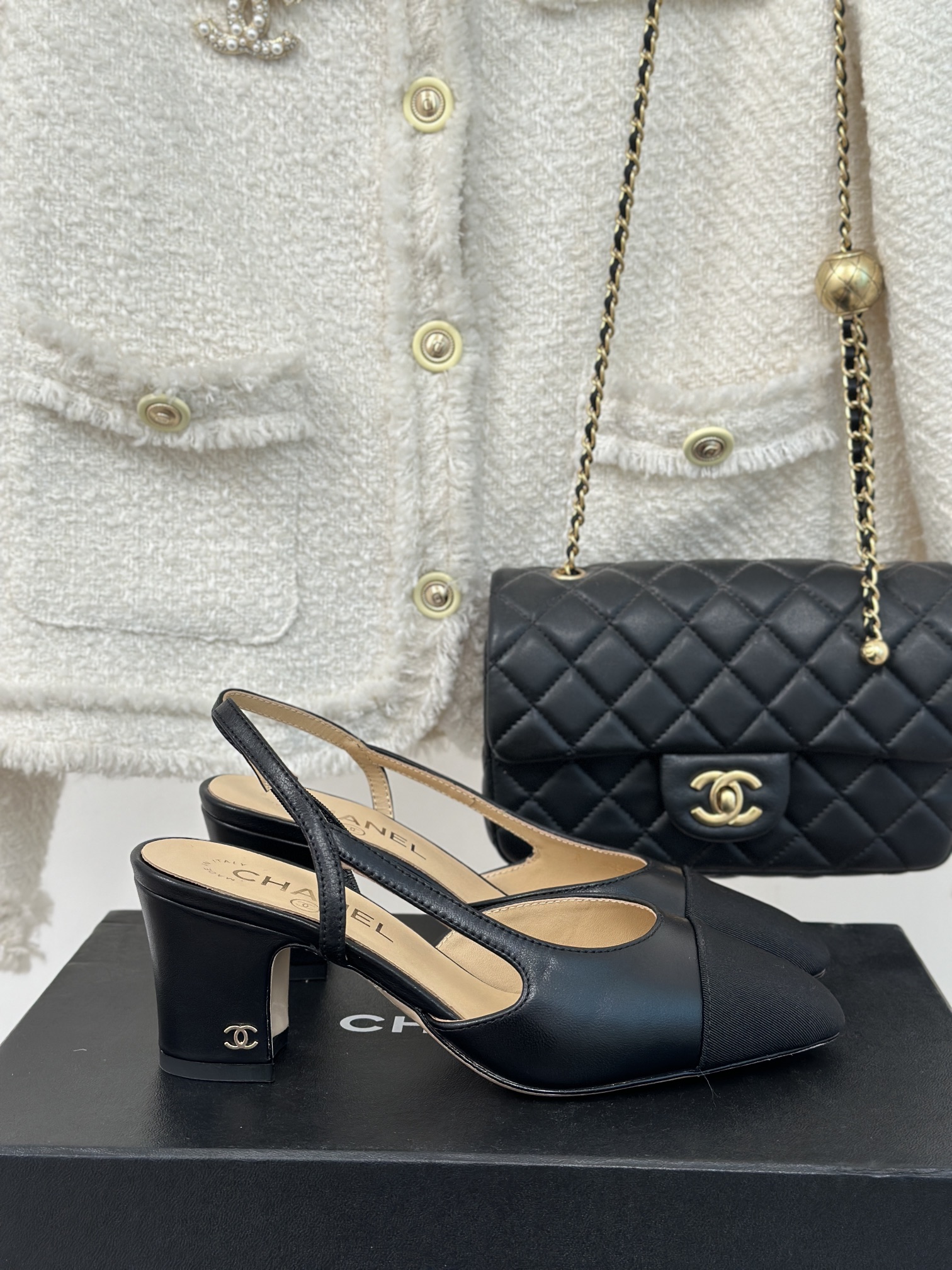 Chanel Sling back(EU35-40  6CM)