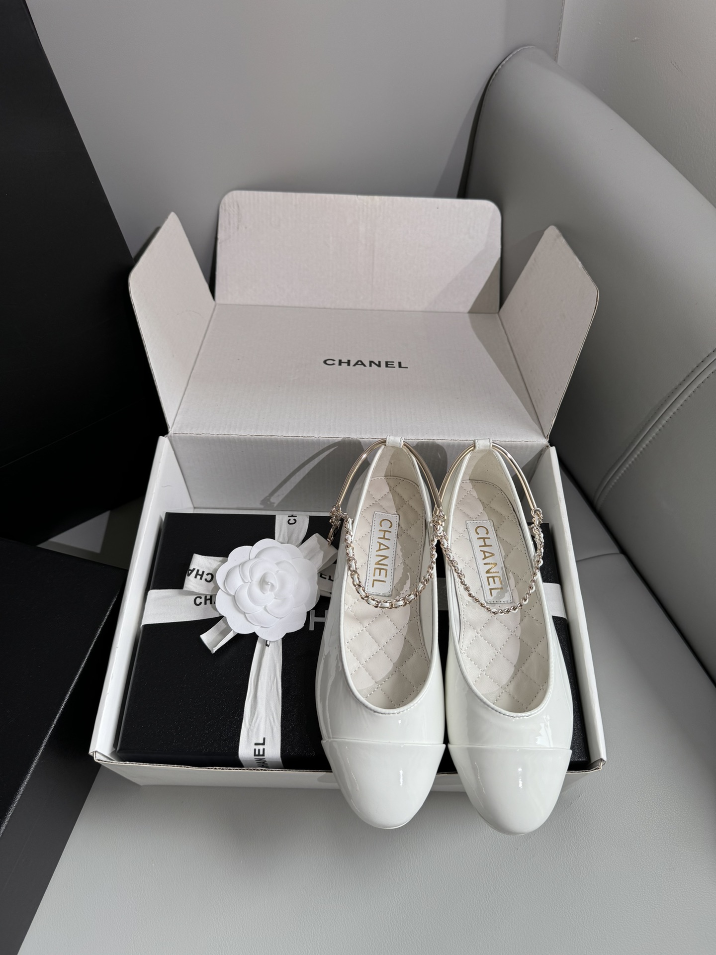 Chanel Mary Jane Flats