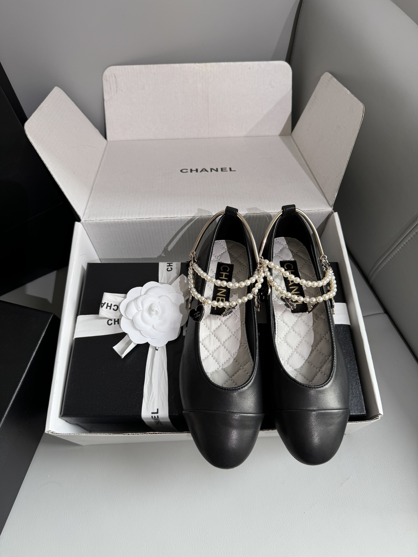 Chanel Mary Jane Flats