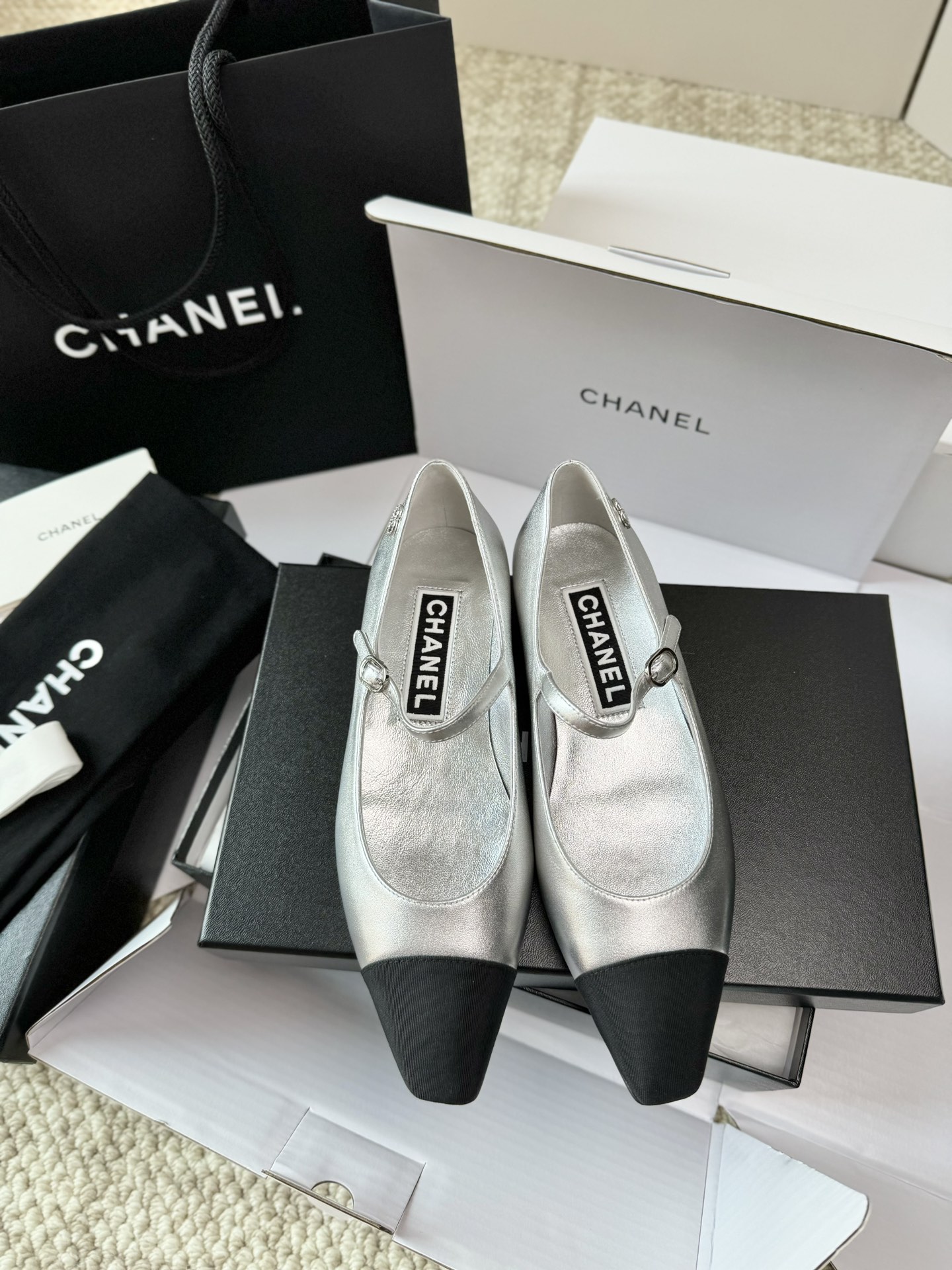 Chanel Mary Jane Flats