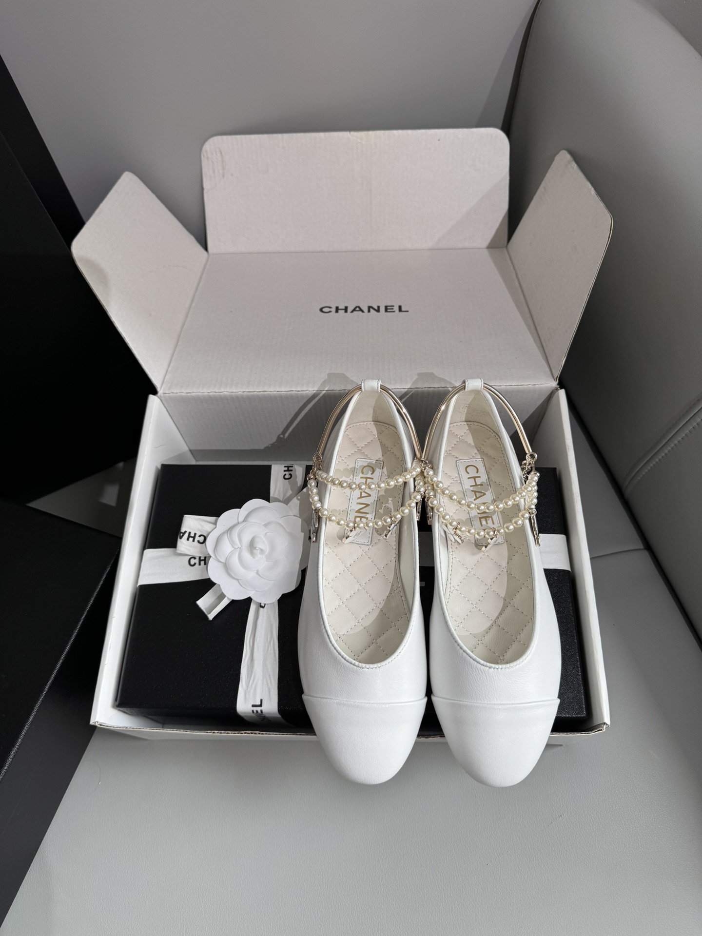 Chanel Mary Jane Flats