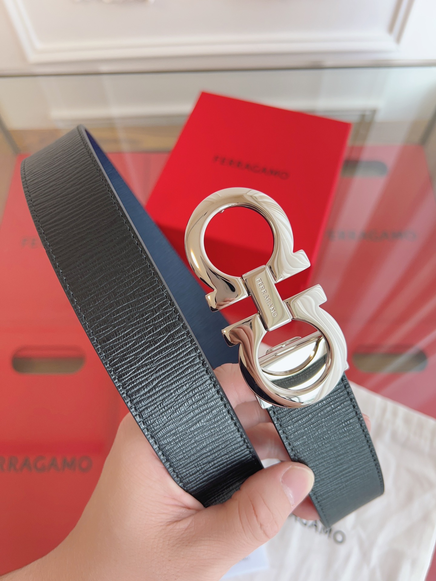 Ferragamo Belt-3.5CM
