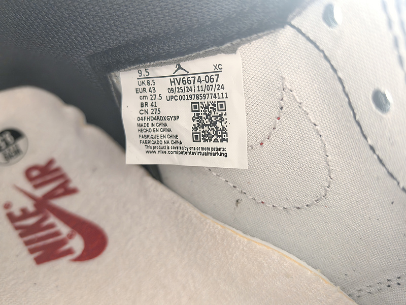 Air Jordan 1 High ’85 “Bred”HV6674-067