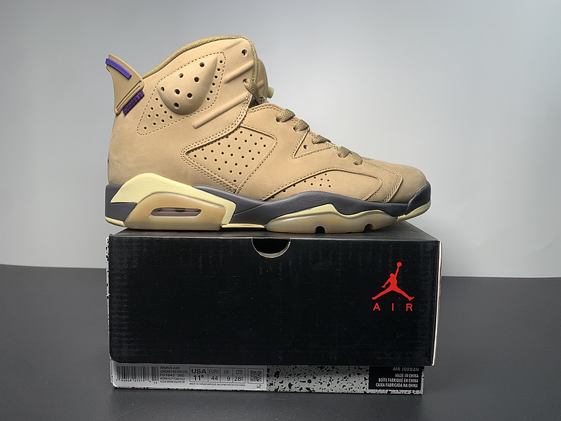 Air Jordan 6 WMNS Gore-Tex Brown Kelp FD1643-300