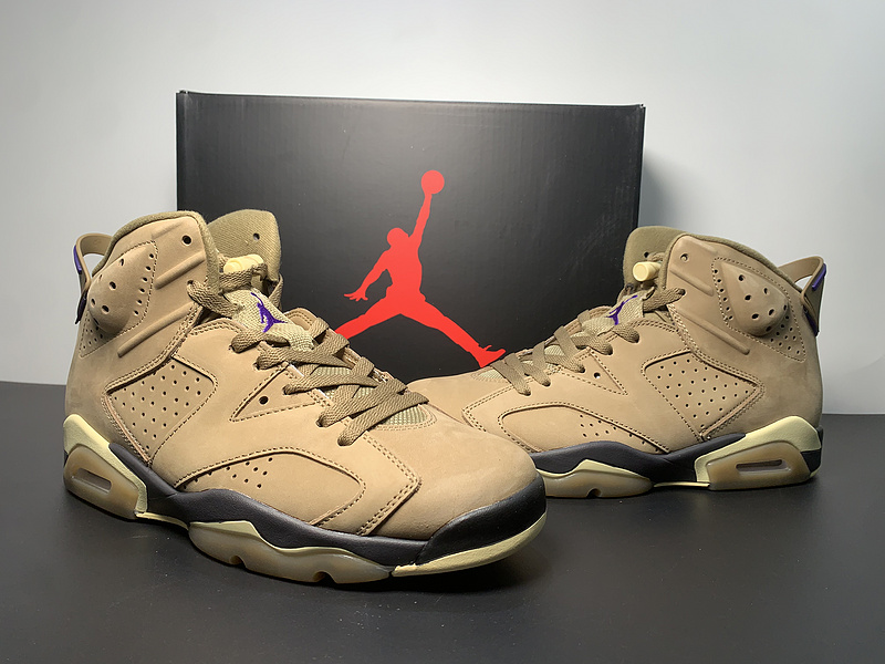 Air Jordan 6 WMNS Gore-Tex Brown Kelp FD1643-300