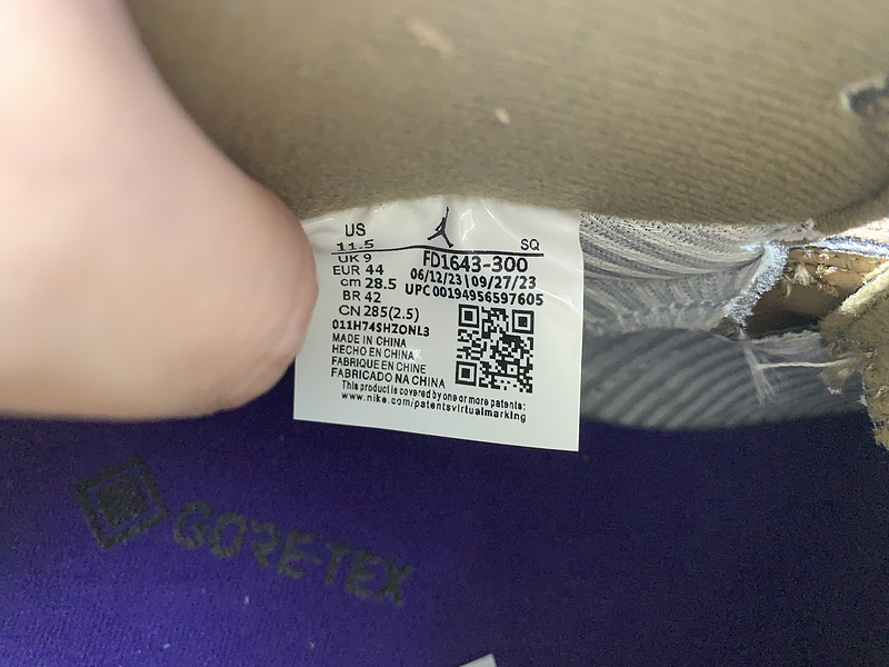 Air Jordan 6 WMNS Gore-Tex Brown Kelp FD1643-300