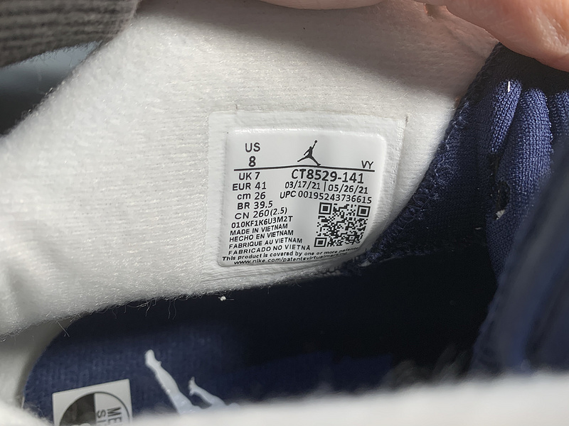 Air Jordan 6 “Midnight Navy”CT8529-141