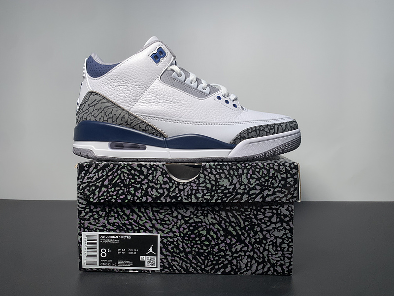 Air Jordan 3 Midnight Navy CT8532-140