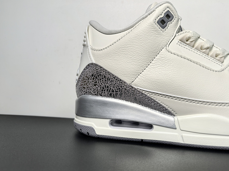 Air Jordan 3 “Sail/Metallic Silver”CK9246-100