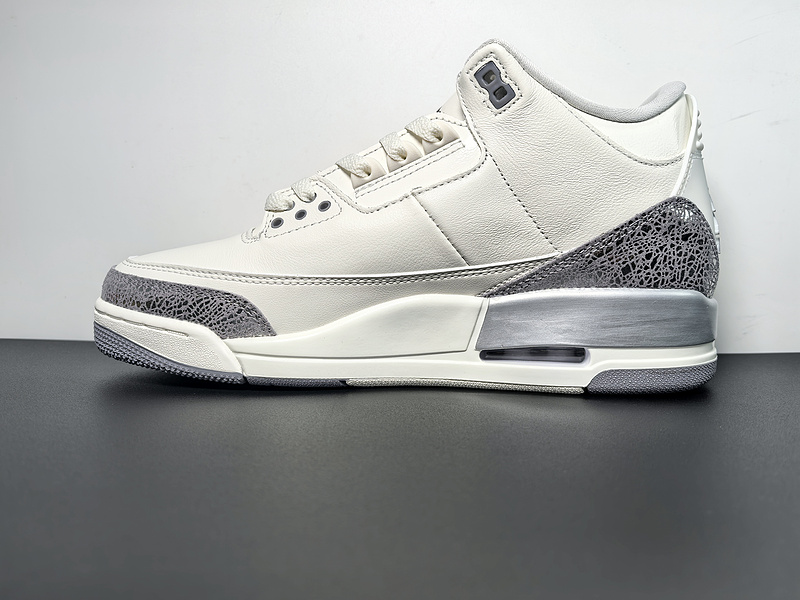 Air Jordan 3 “Sail/Metallic Silver”CK9246-100