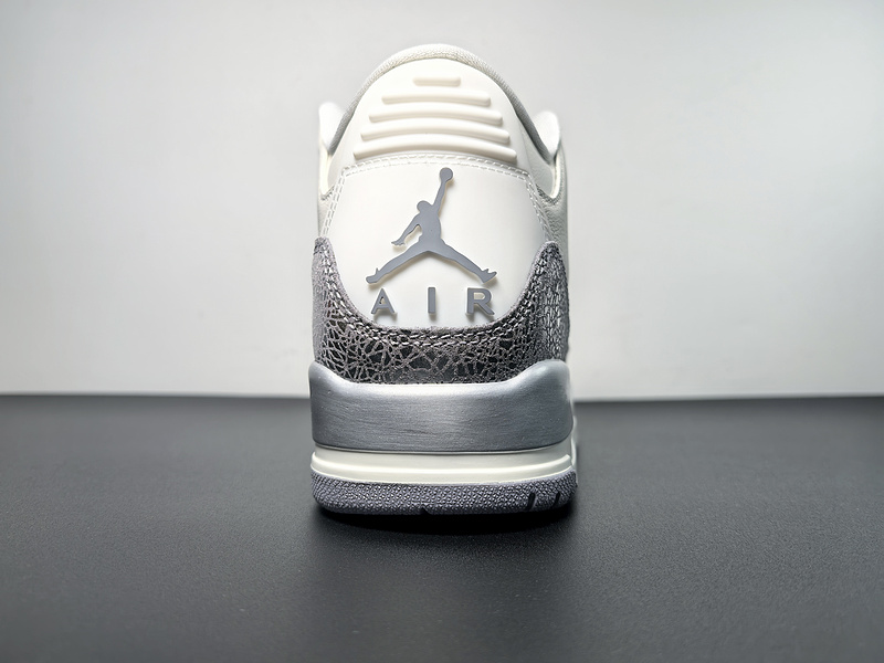 Air Jordan 3 “Sail/Metallic Silver”CK9246-100