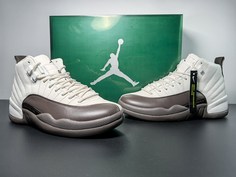 Air Jordan 12 White/Baroque Brown-Sail 3 FZ5026-100
