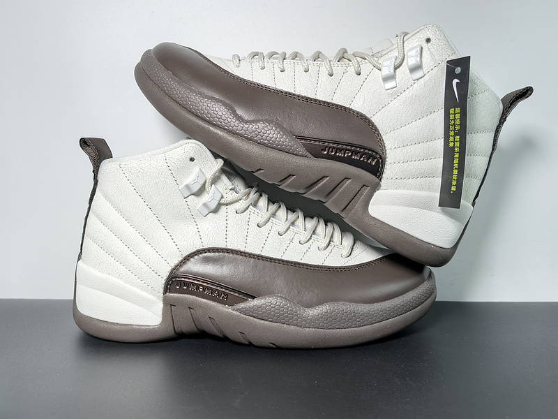 Air Jordan 12 White/Baroque Brown-Sail 3 FZ5026-100