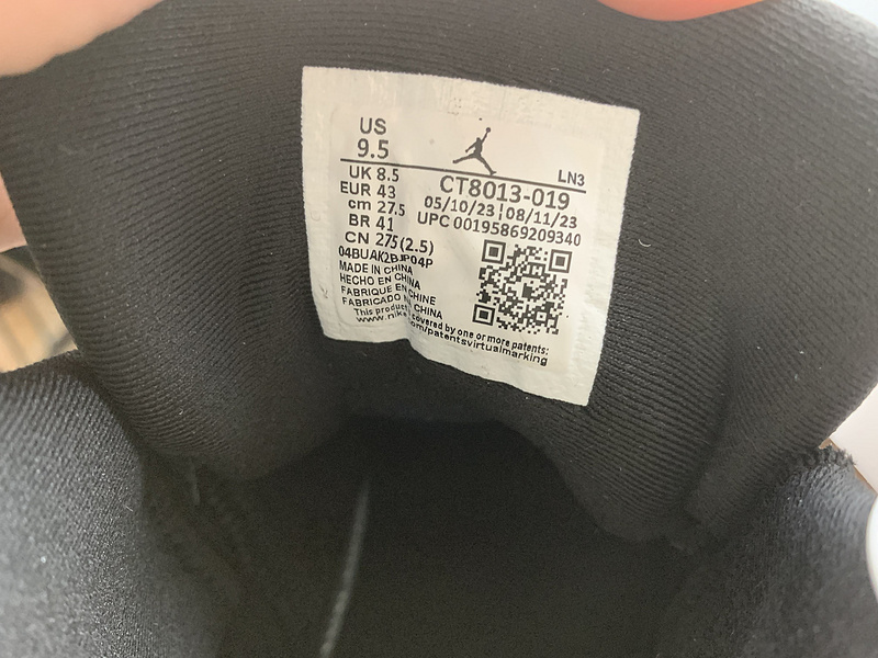 Air Jordan 12 ”Black Wolf Grey CT8013-019